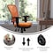 Flash Furniture Orange Mesh Multifunction Chair - Roller Wheels HL-0001-OR-RLB-GG - alternate 2